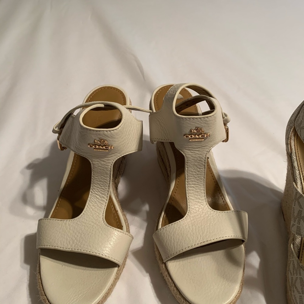 Coach wedge sandals